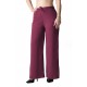 Pantaloni Dama Grena Din Bumbac Subtire Larg De Vara Camila Pantaloni Dama Grena Din Bumbac Subtire Larg De Vara Camila